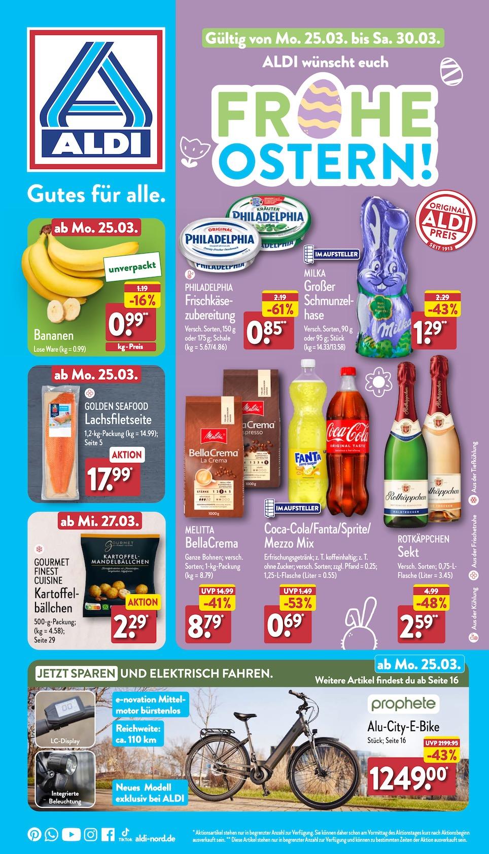 Aldi Aldi Nord Prospekt ab Montag Seite 1