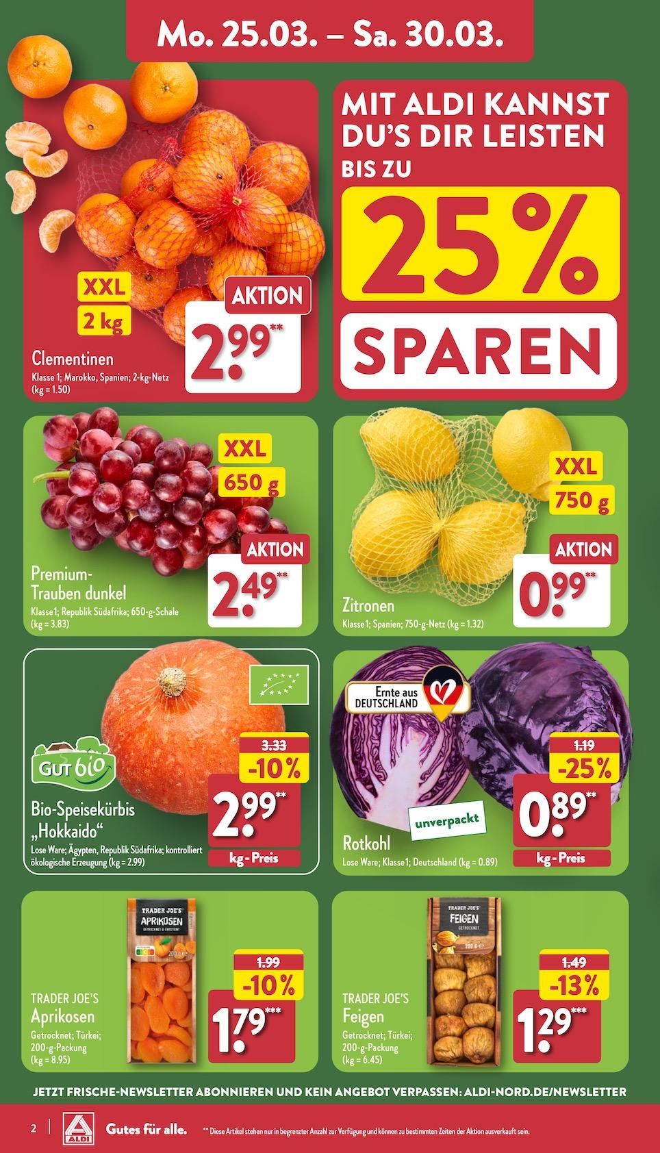Aldi Aldi Nord Prospekt ab Montag Seite 2