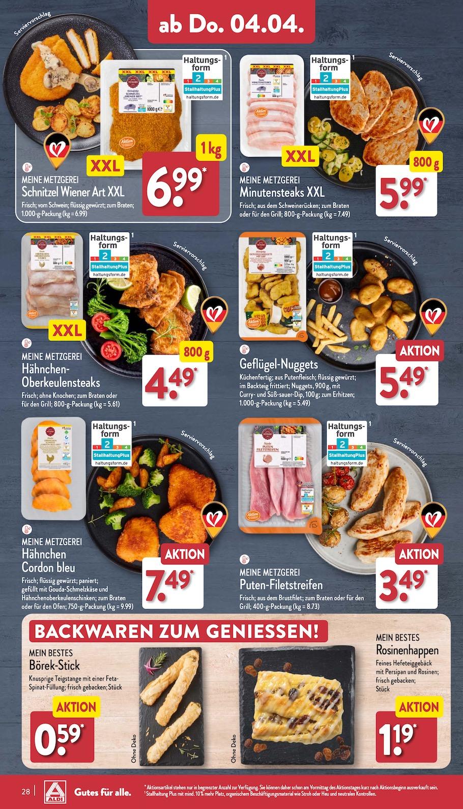 Aldi Aldi Nord Prospekt ab Dienstag Seite 28