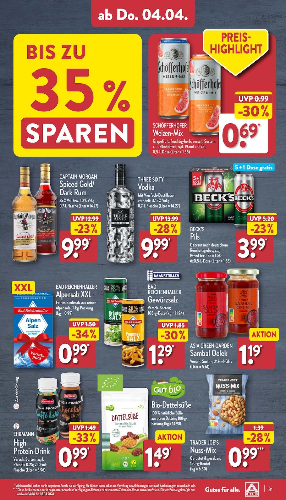 Aldi Aldi Nord Prospekt ab Dienstag Seite 31