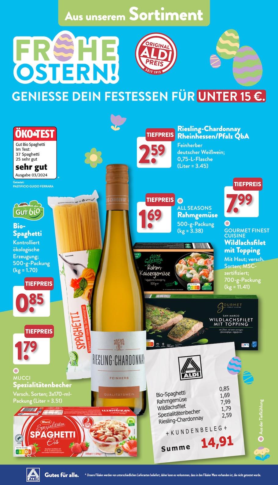 Aldi Aldi Nord Prospekt ab Dienstag Seite 38
