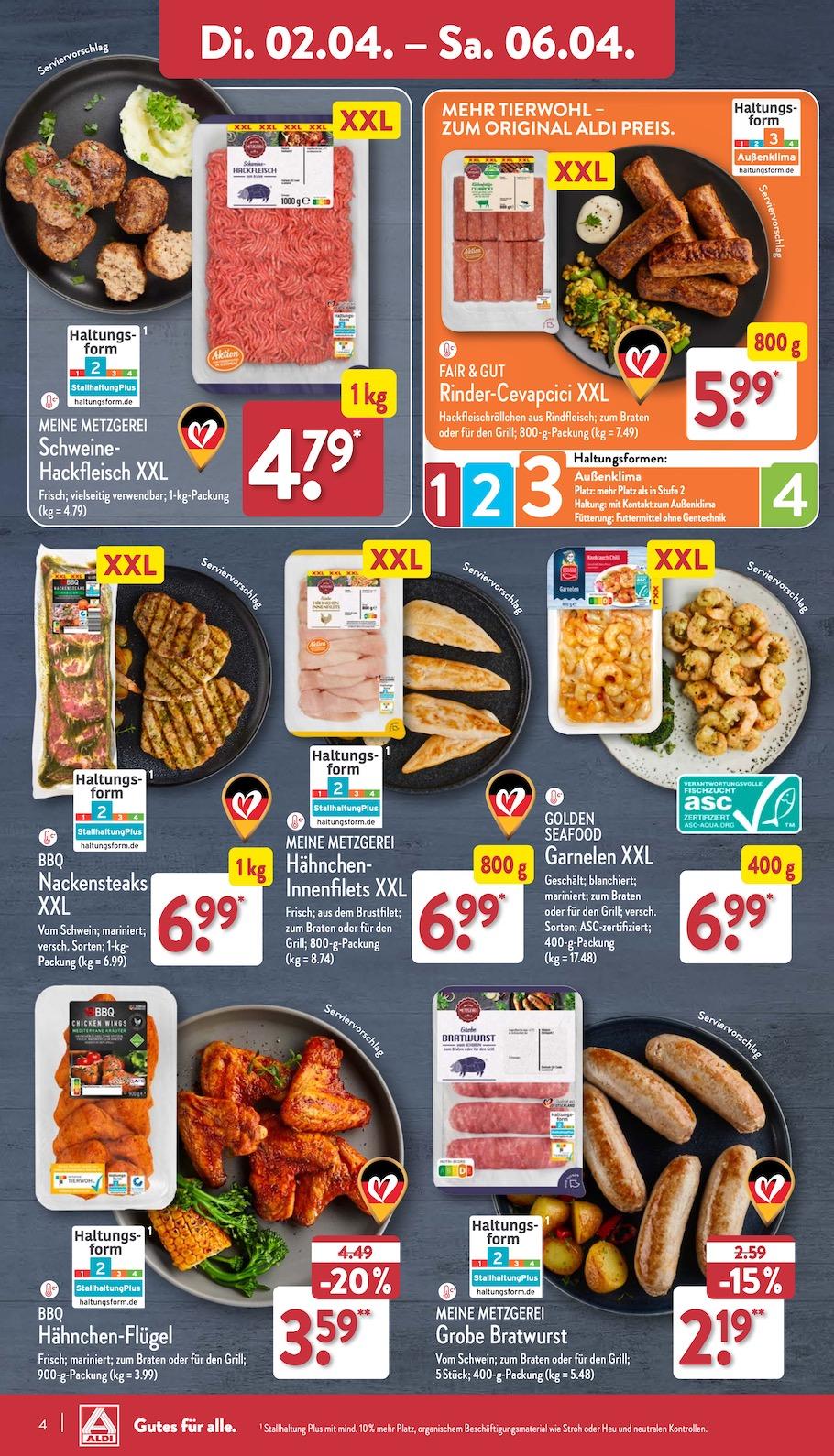 Aldi Aldi Nord Prospekt ab Dienstag Seite 4