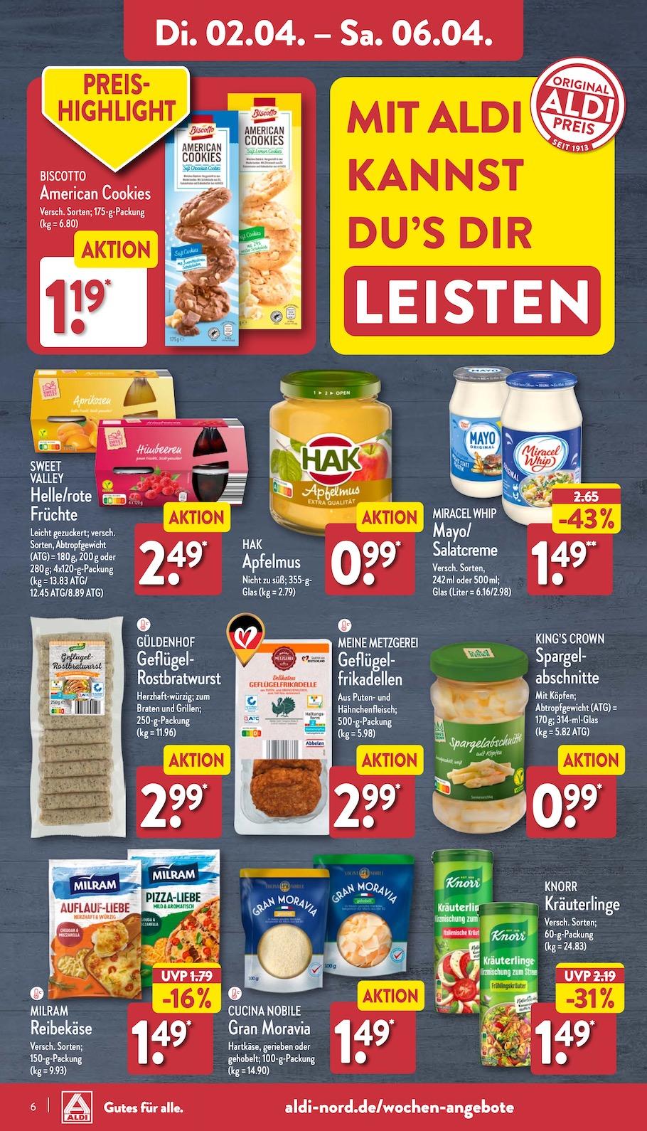 Aldi Aldi Nord Prospekt ab Dienstag Seite 6
