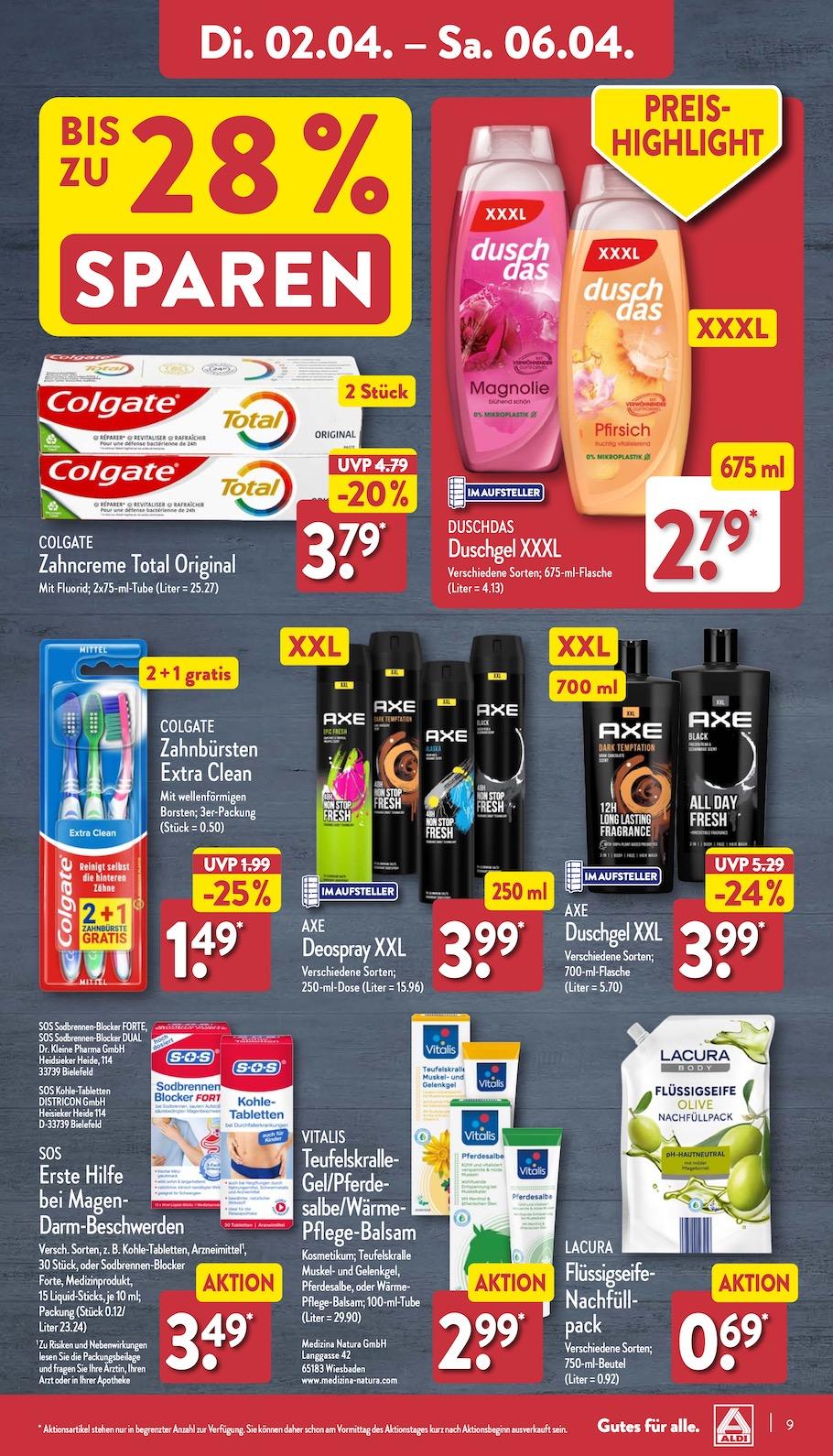 Aldi Aldi Nord Prospekt ab Dienstag Seite 9