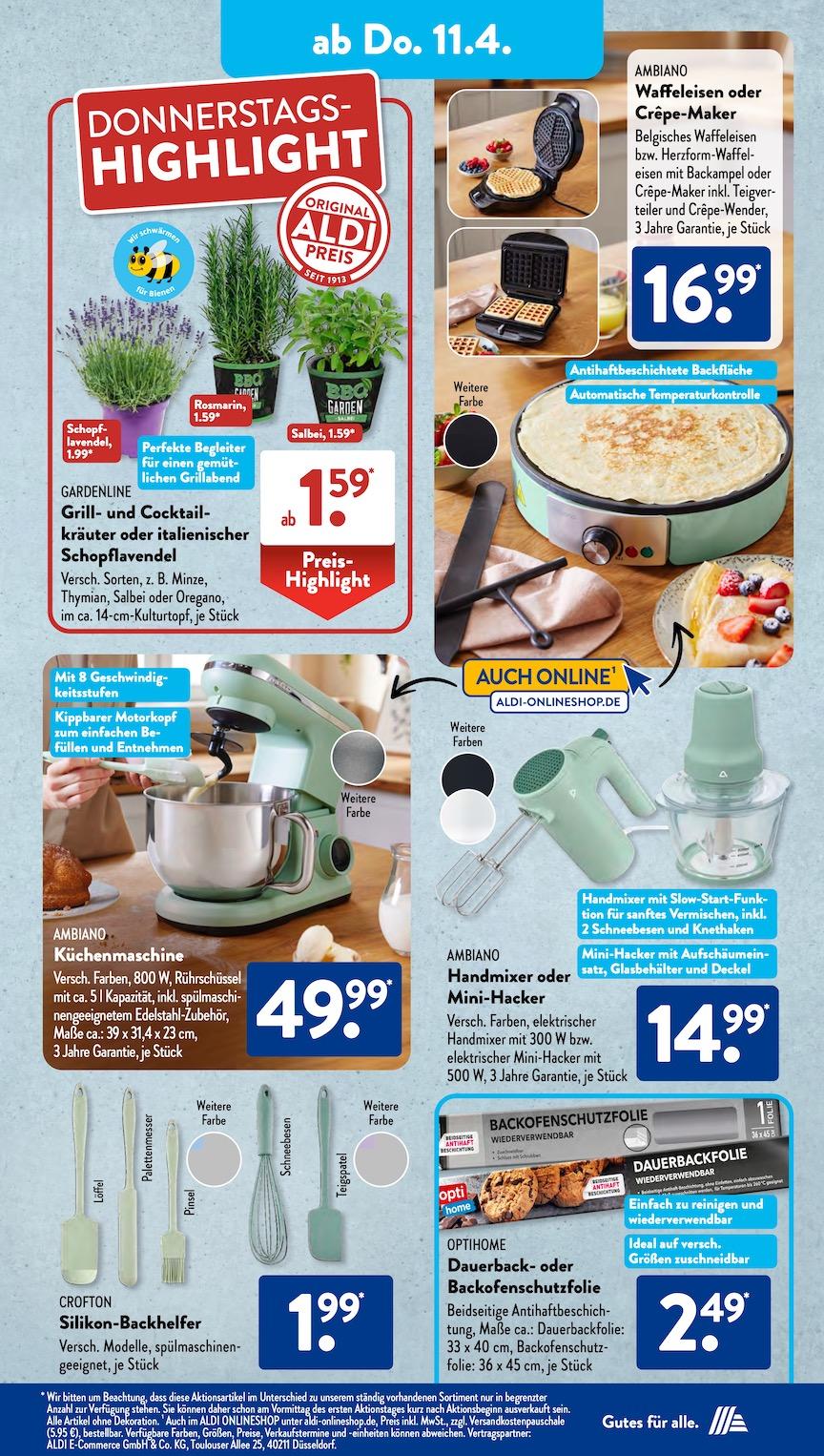 Aldi Aldi Süd Prospekt ab Montag Seite 13