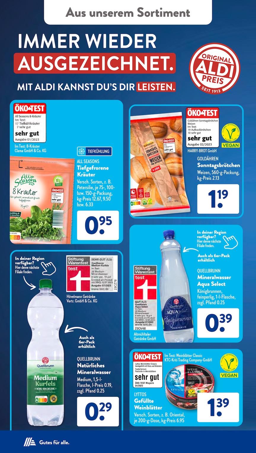 Aldi Aldi Süd Prospekt ab Montag Seite 25