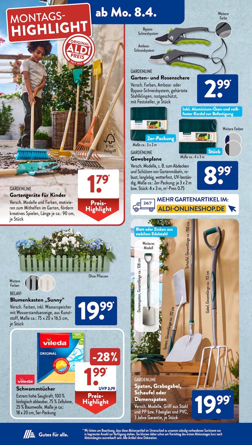 Aldi Aldi Süd Prospekt ab Montag Seite 4