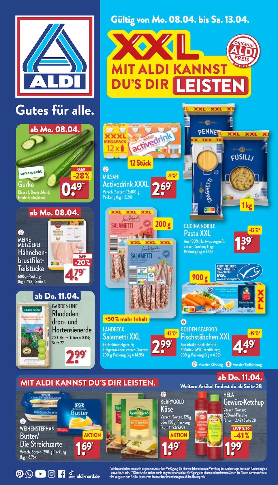 Aldi Aldi Nord Prospekt ab Montag Seite 1