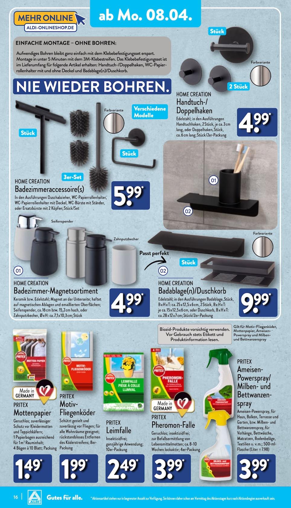 Aldi Aldi Nord Prospekt ab Montag Seite 16