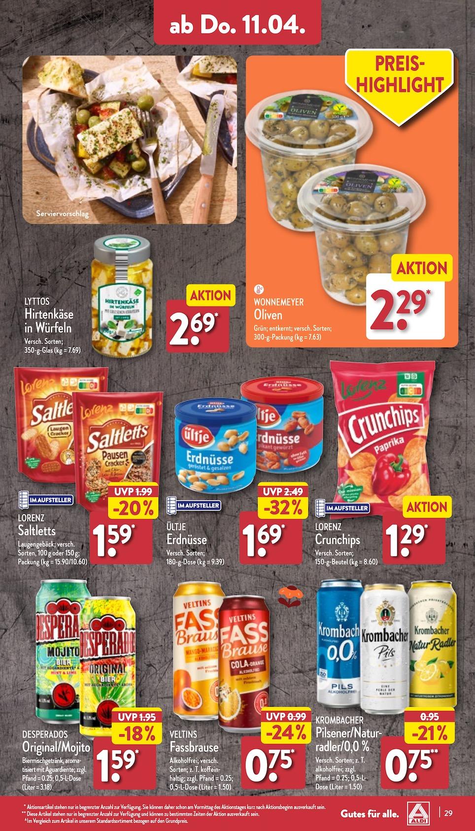 Aldi Aldi Nord Prospekt ab Montag Seite 29