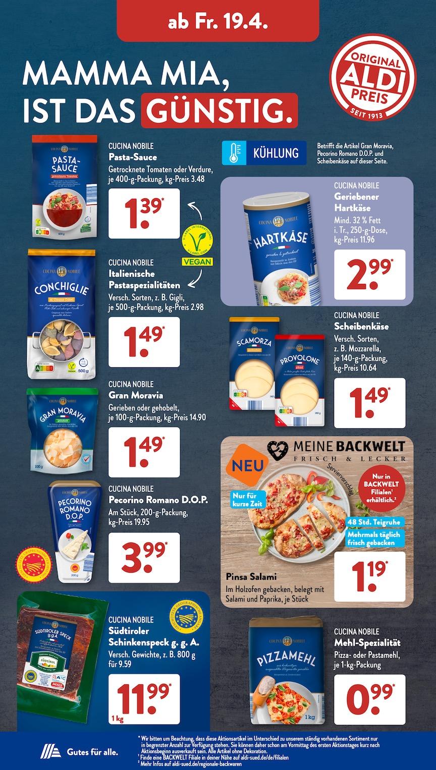Aldi Aldi Süd Prospekt ab Montag Seite 22