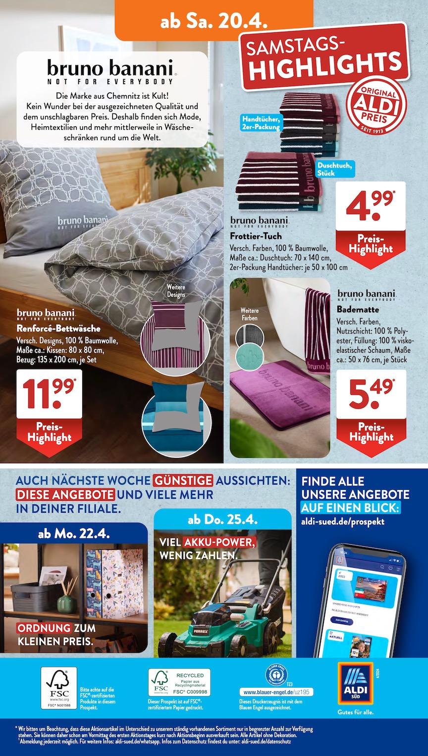 Aldi Aldi Süd Prospekt ab Montag Seite 28