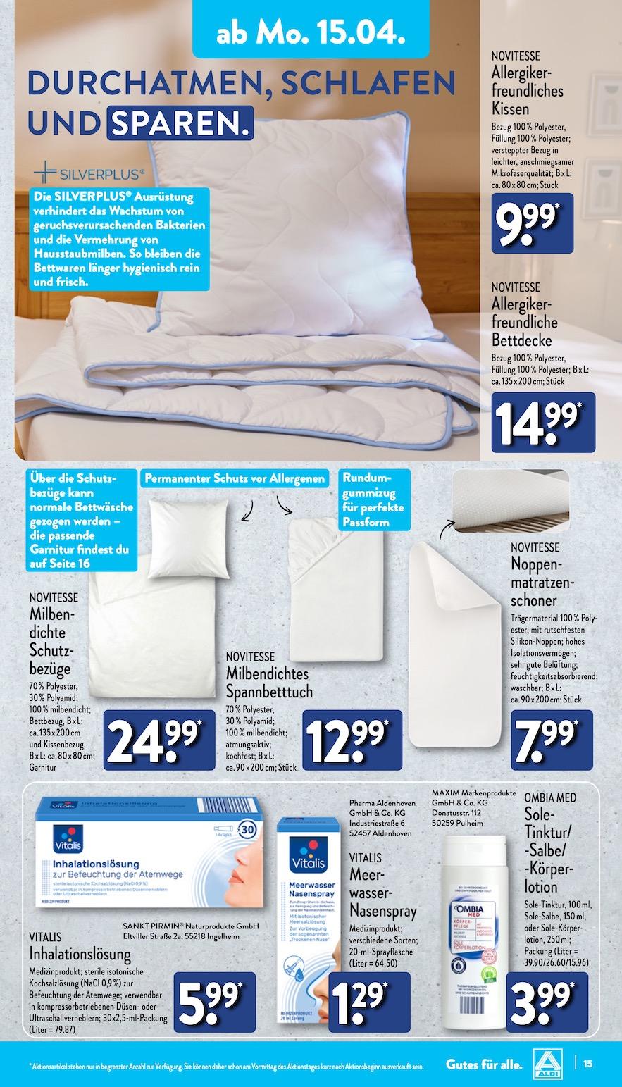 Aldi Aldi Nord Prospekt ab Montag Seite 15