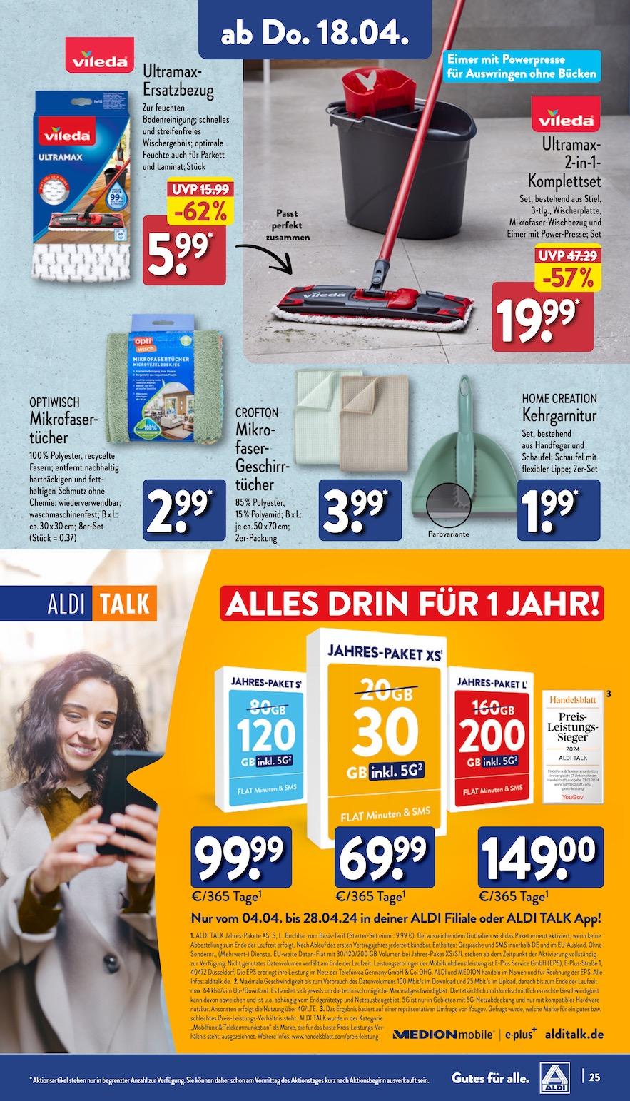 Aldi Aldi Nord Prospekt ab Montag Seite 25