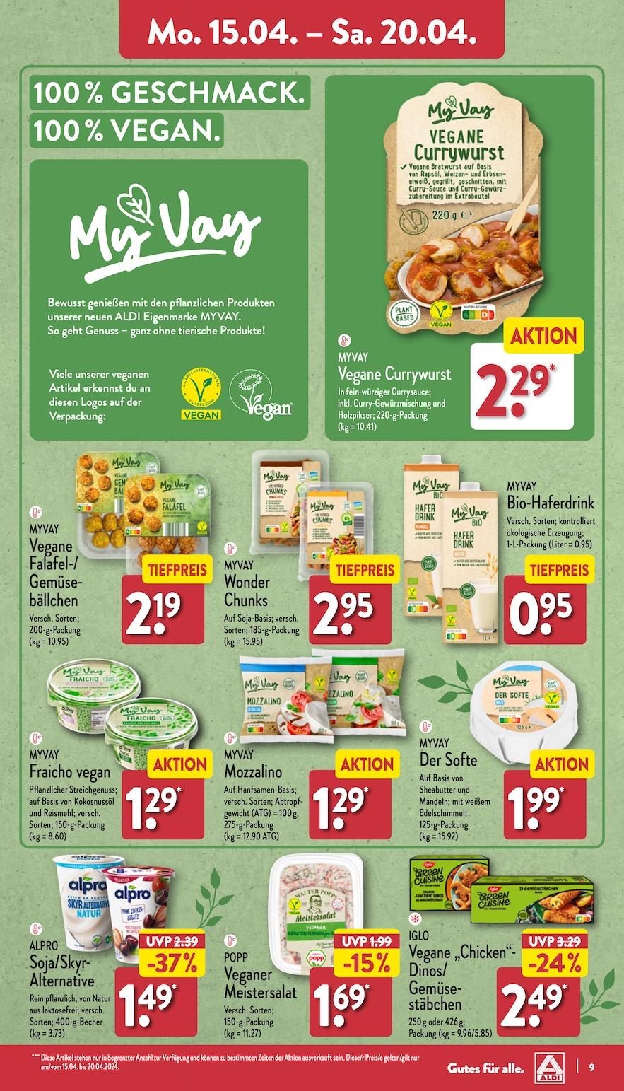 Aldi Aldi Nord Prospekt ab Montag Seite 9