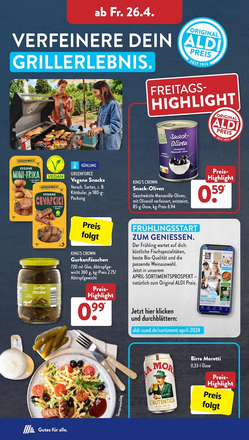 Aldi Aldi Süd Prospekt ab Montag Seite 24