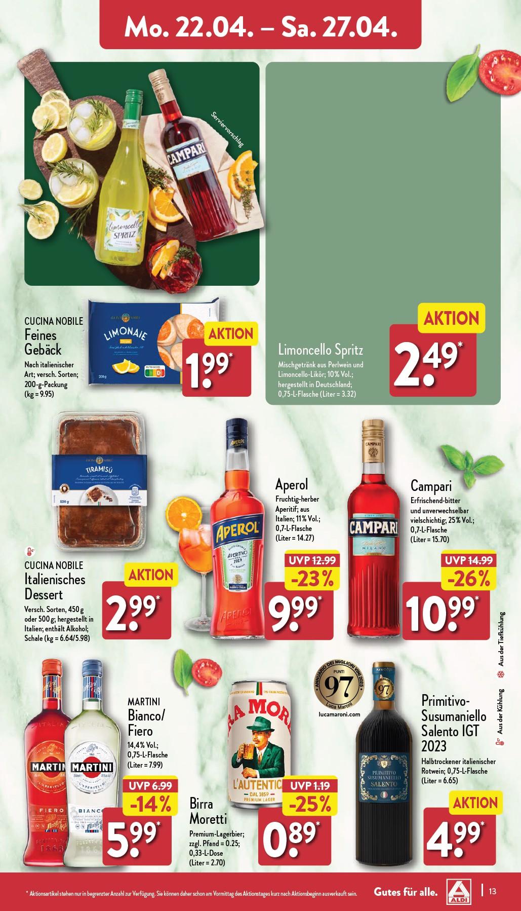 Aldi Aldi Nord Prospekt ab Montag Seite 13