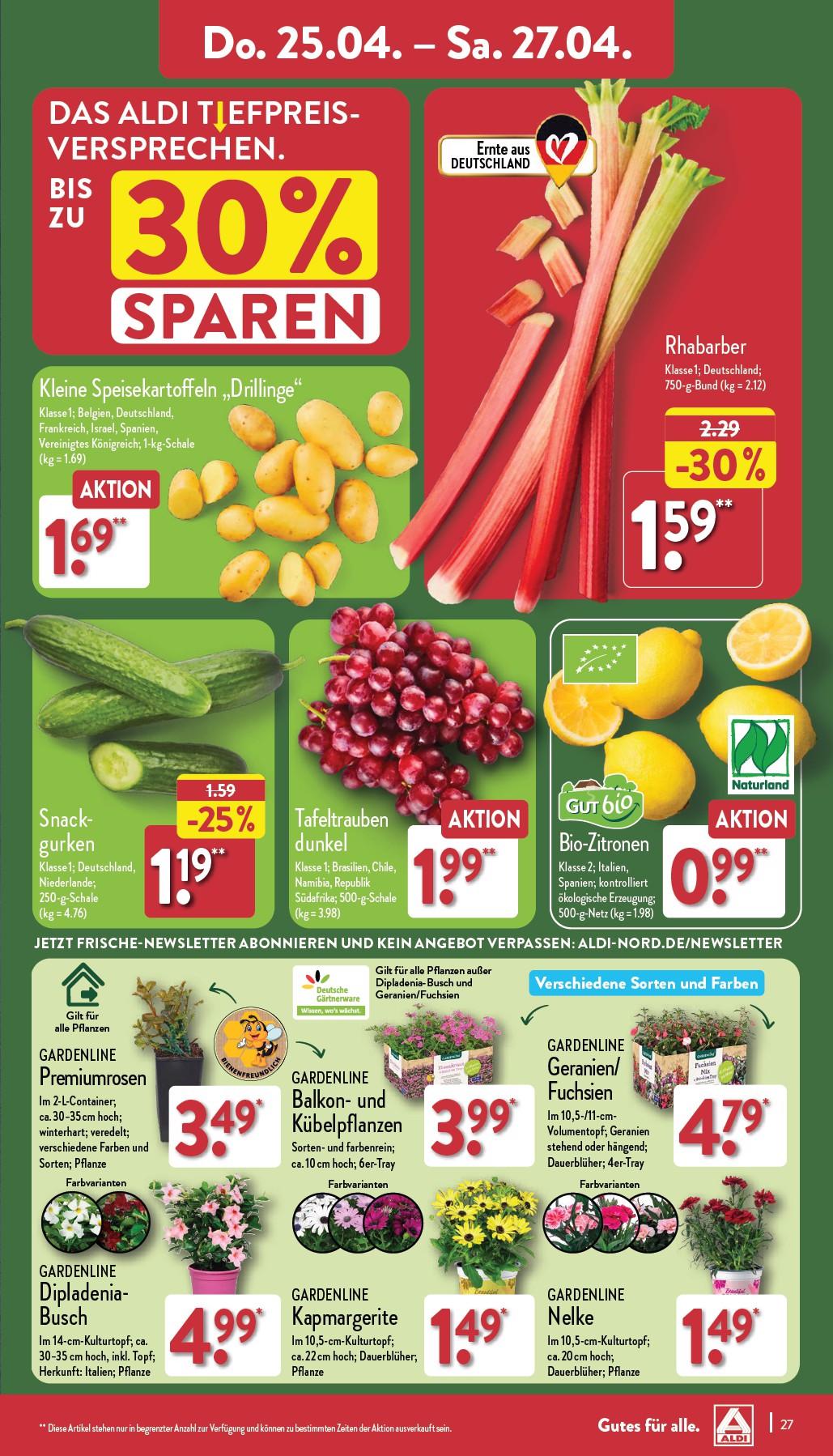 Aldi Aldi Nord Prospekt ab Montag Seite 27