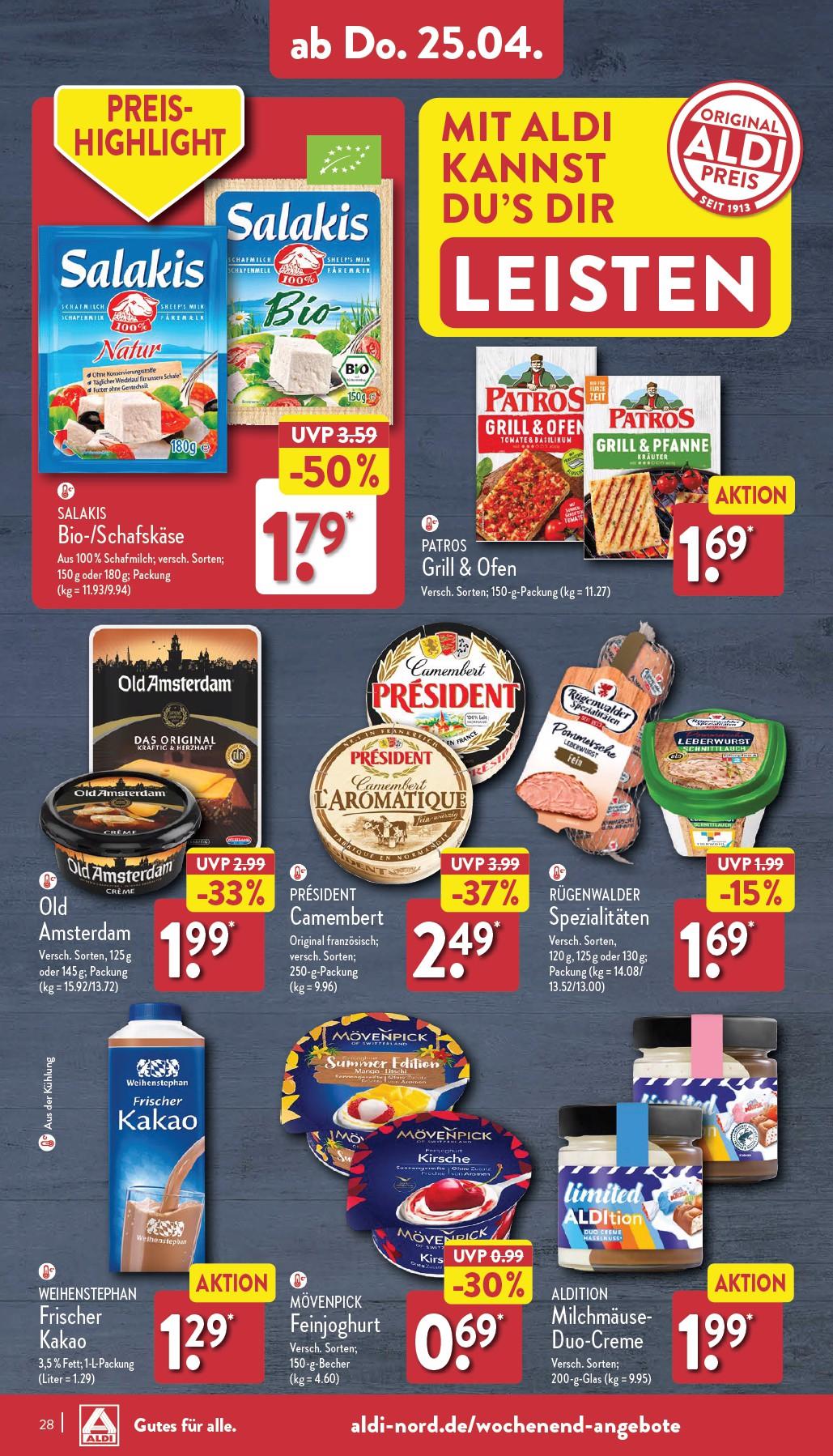 Aldi Aldi Nord Prospekt ab Montag Seite 28