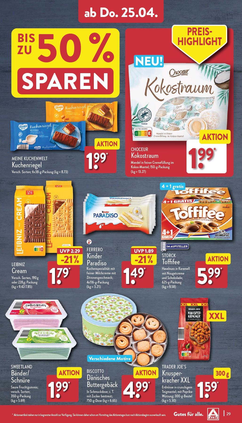 Aldi Aldi Nord Prospekt ab Montag Seite 29
