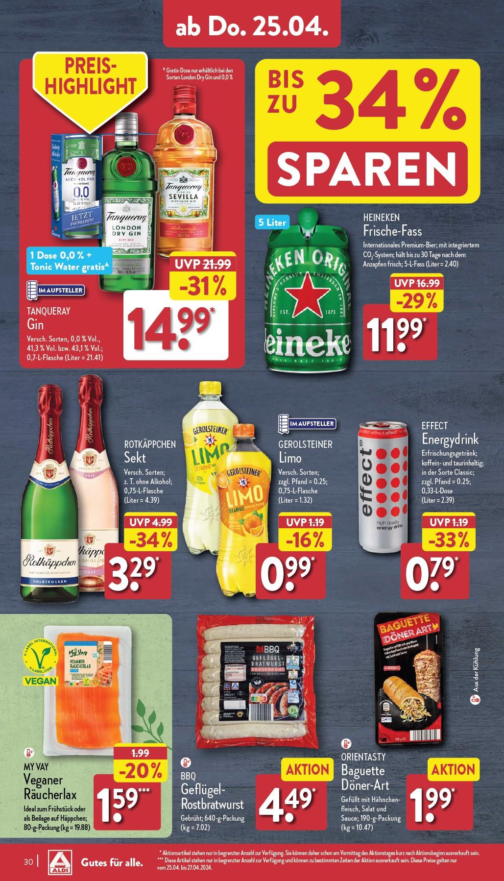 Aldi Aldi Nord Prospekt ab Montag Seite 30