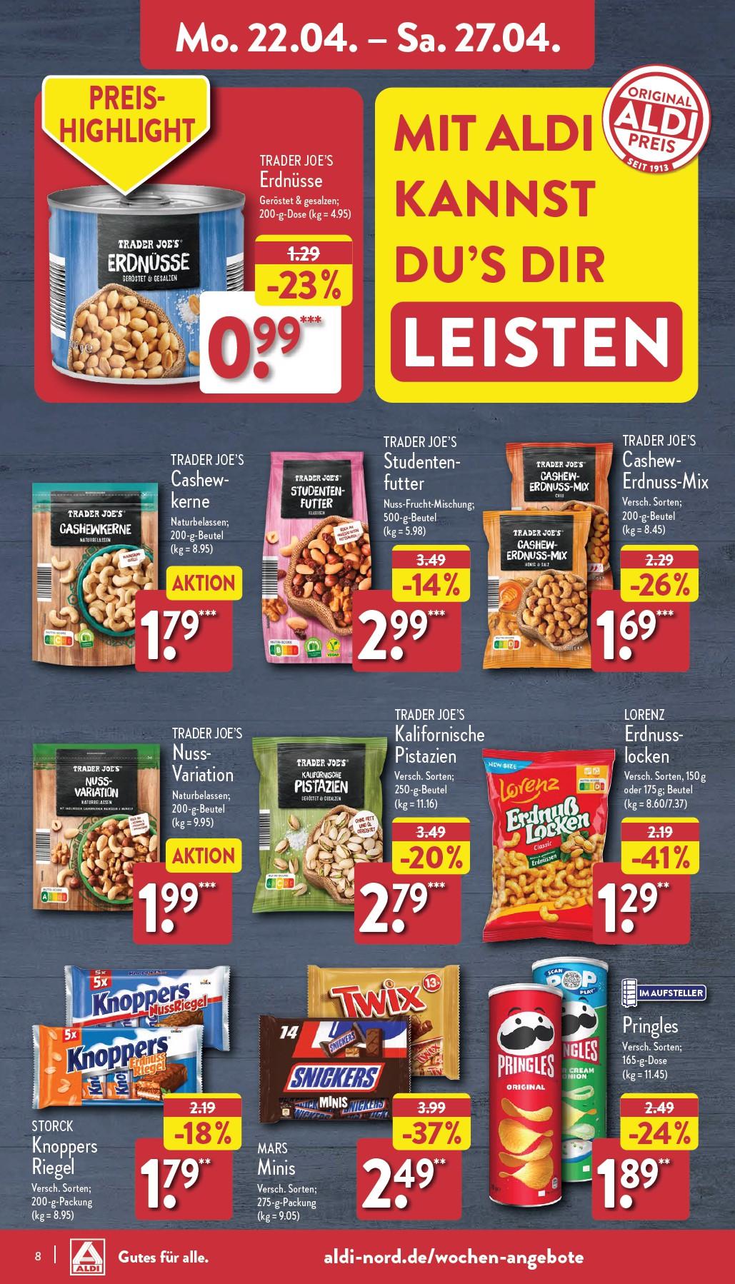 Aldi Aldi Nord Prospekt ab Montag Seite 8