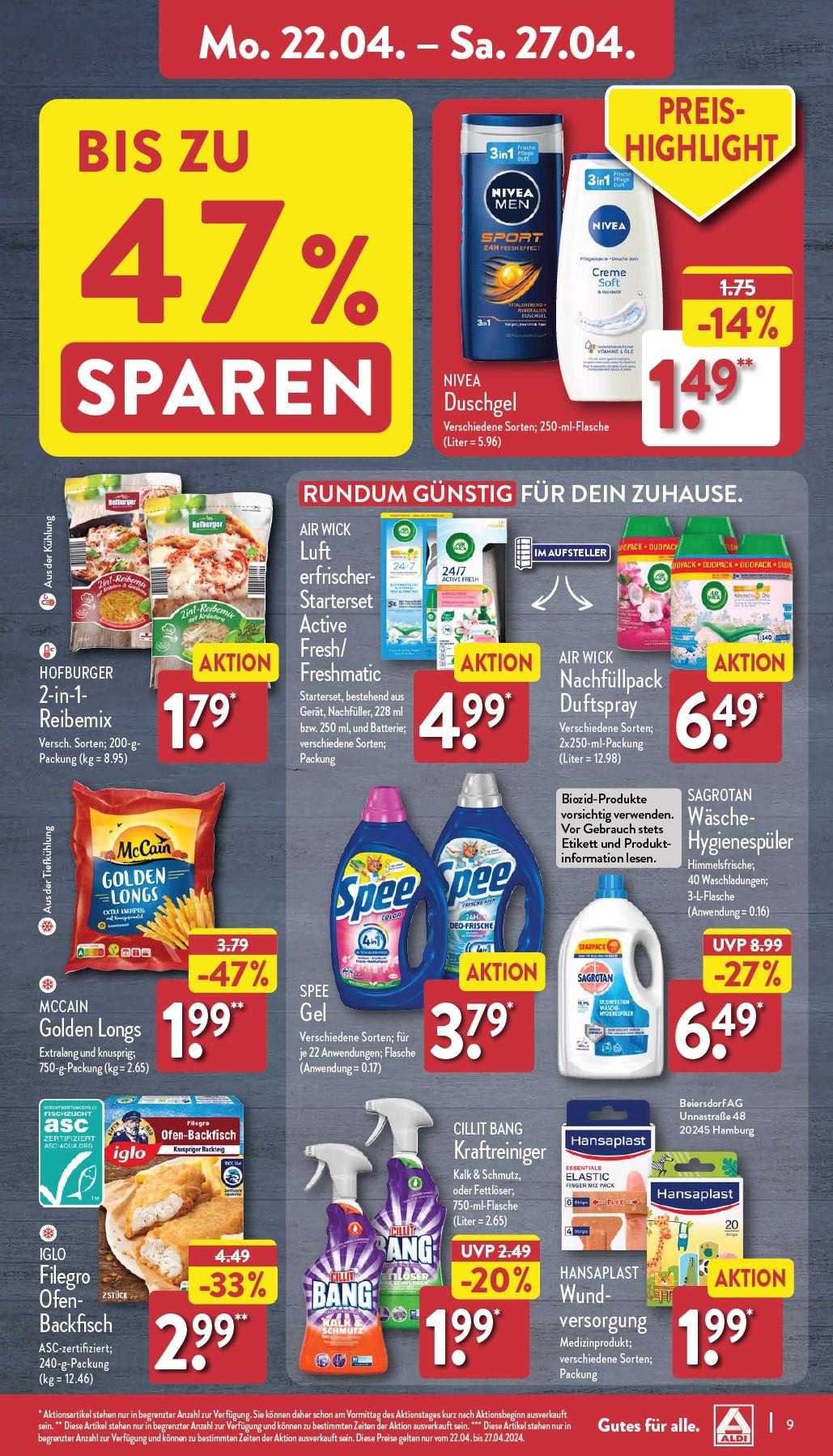 Aldi Aldi Nord Prospekt ab Montag Seite 9
