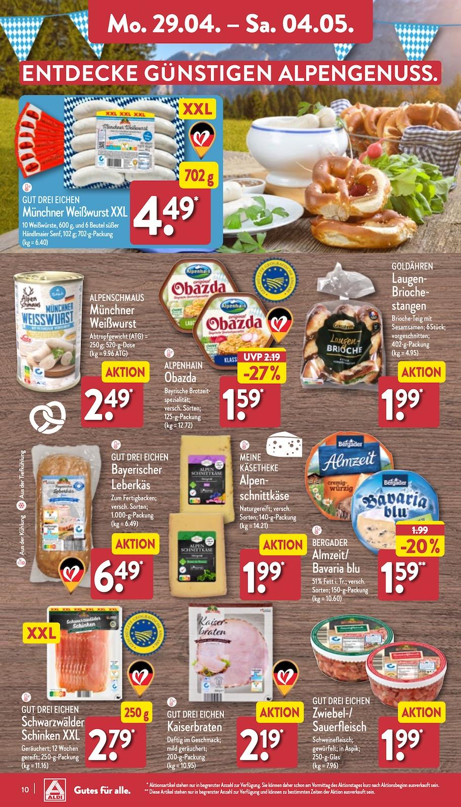 Aldi Aldi Nord Prospekt ab Montag Seite 10
