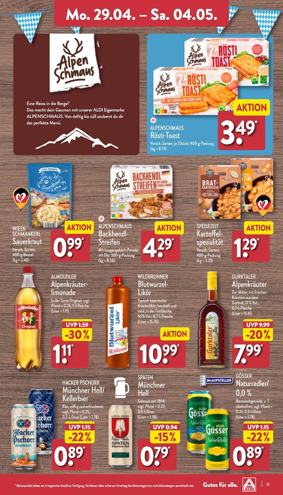 Aldi Aldi Nord Prospekt ab Montag Seite 11