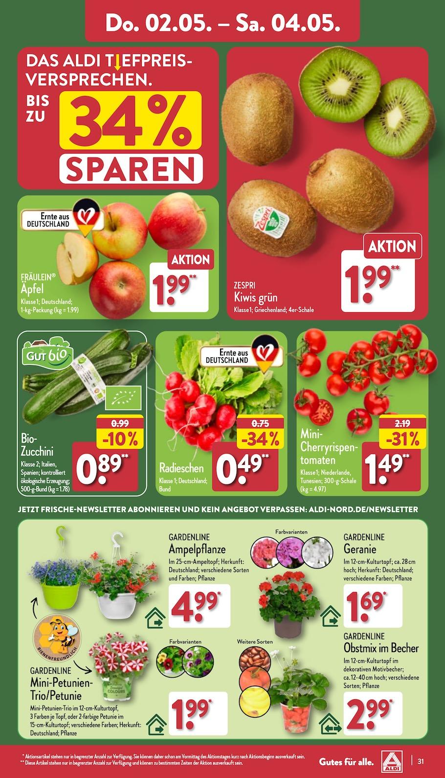 Aldi Aldi Nord Prospekt ab Montag Seite 31