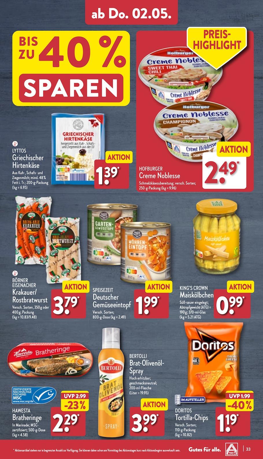 Aldi Aldi Nord Prospekt ab Montag Seite 33