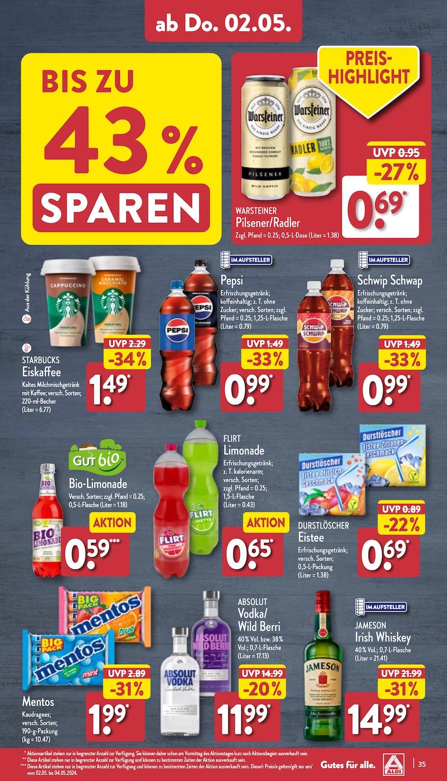 Aldi Aldi Nord Prospekt ab Montag Seite 35