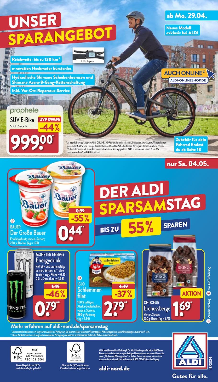 Aldi Aldi Nord Prospekt ab Montag Seite 40