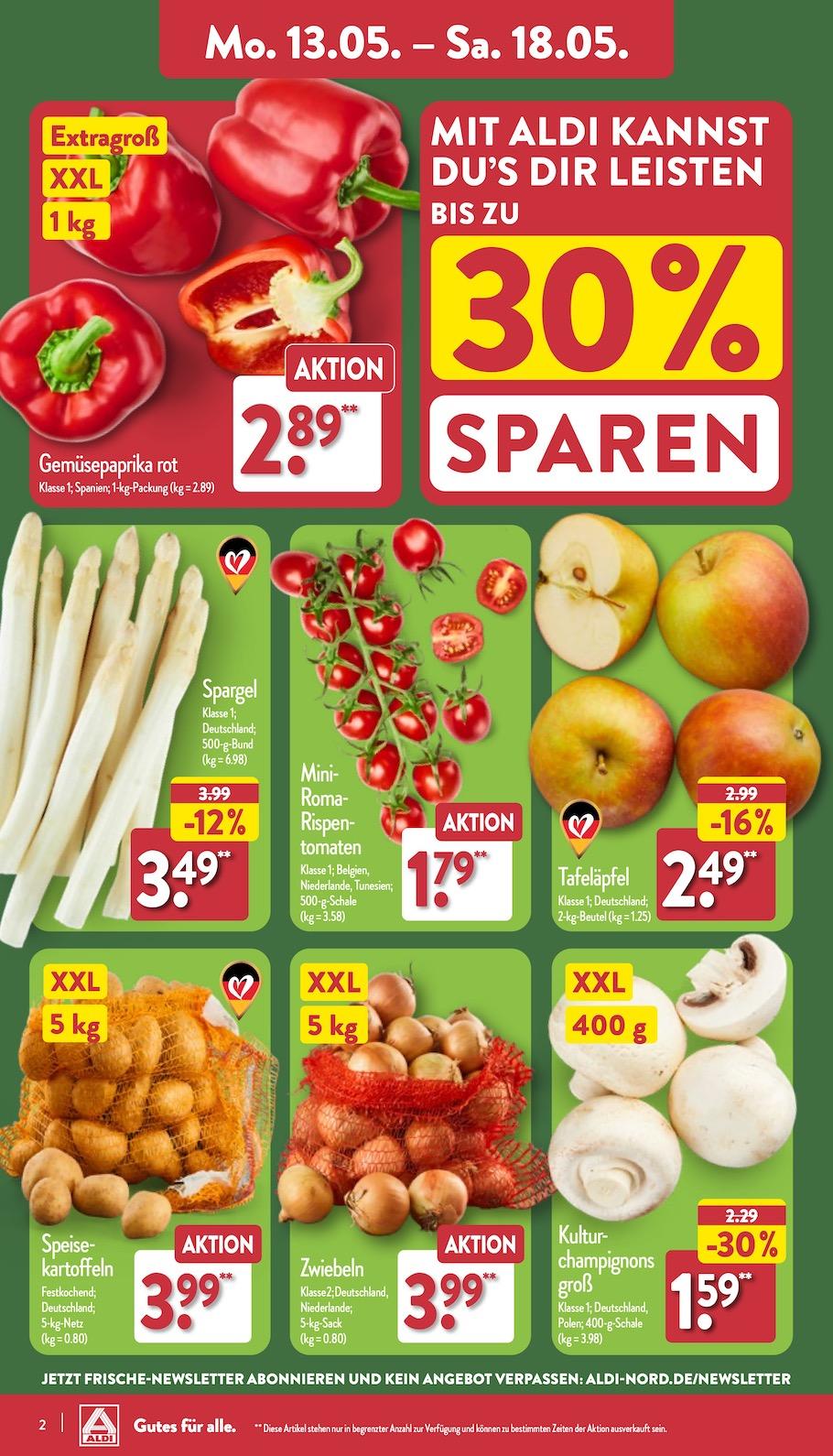 Aldi Aldi Nord Prospekt ab Montag Seite 2