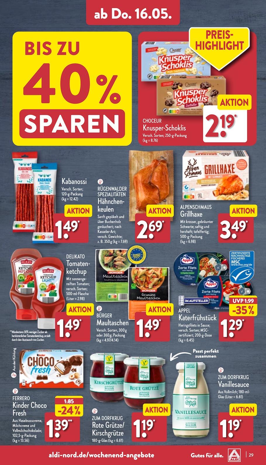 Aldi Aldi Nord Prospekt ab Montag Seite 29
