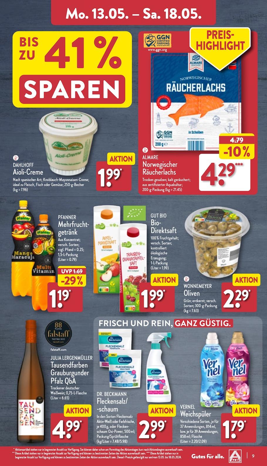 Aldi Aldi Nord Prospekt ab Montag Seite 9