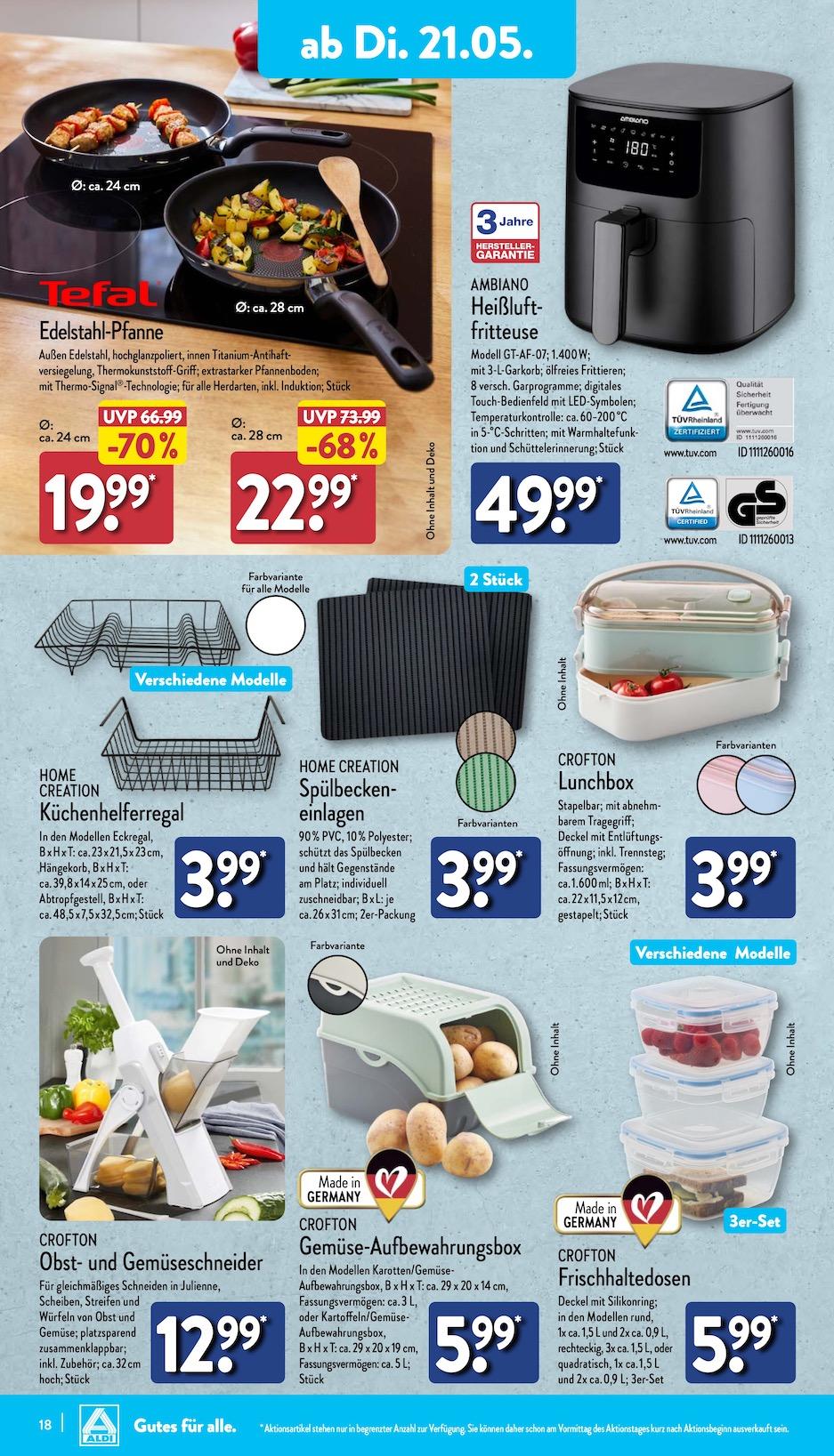Aldi Aldi Nord Prospekt ab Dienstag Seite 18