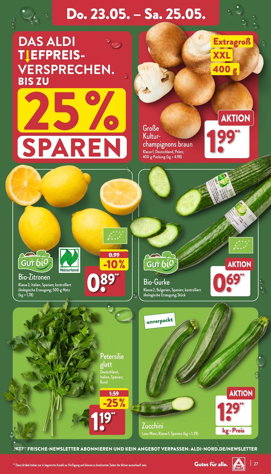 Aldi Aldi Nord Prospekt ab Dienstag Seite 27
