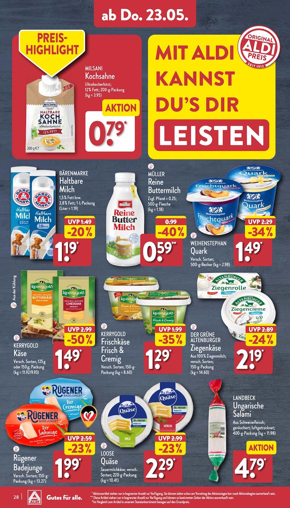 Aldi Aldi Nord Prospekt ab Dienstag Seite 28