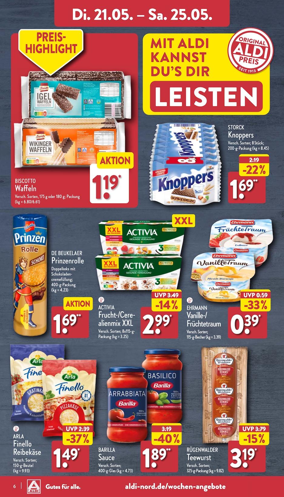 Aldi Aldi Nord Prospekt ab Dienstag Seite 6