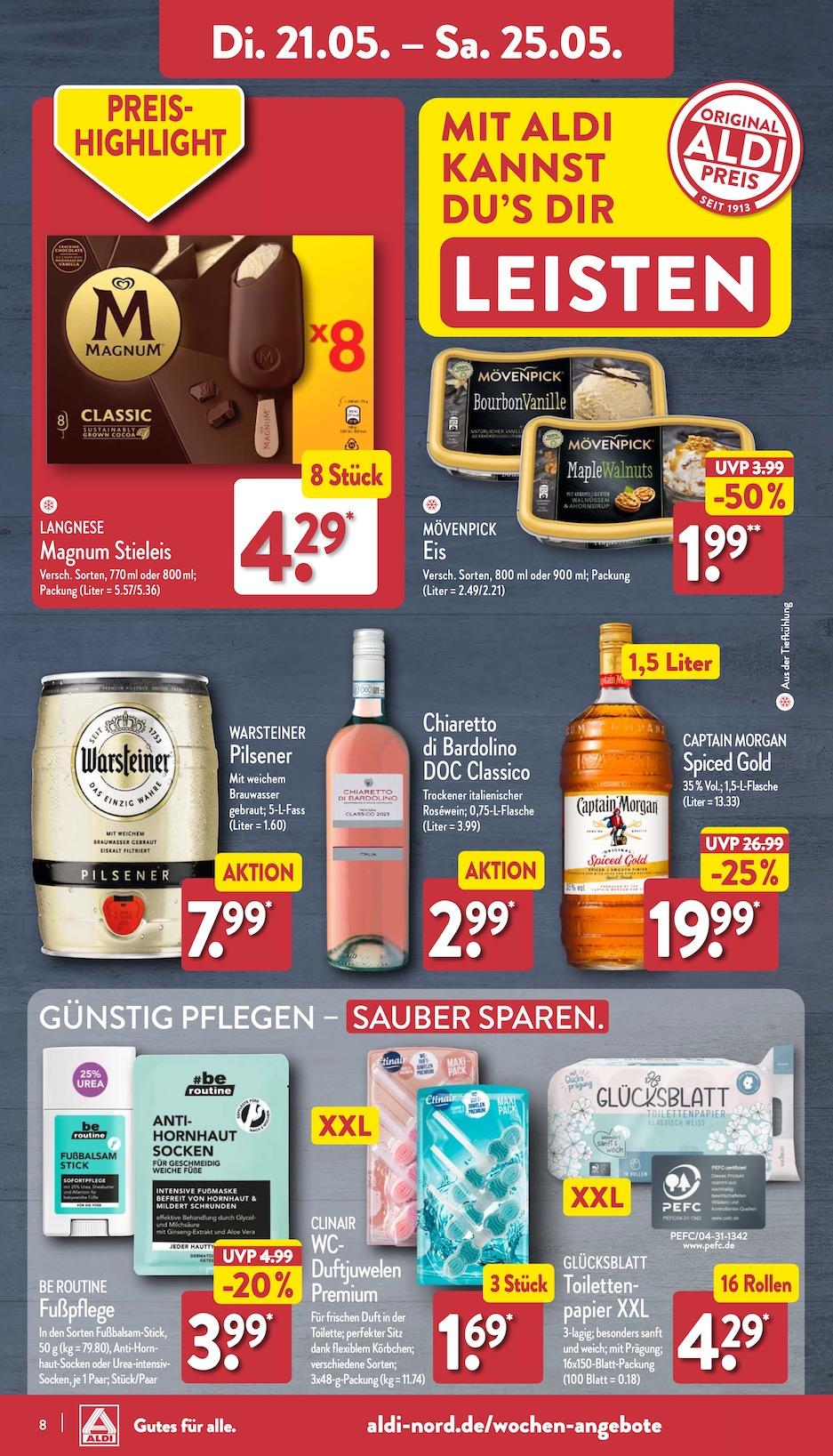 Aldi Aldi Nord Prospekt ab Dienstag Seite 8