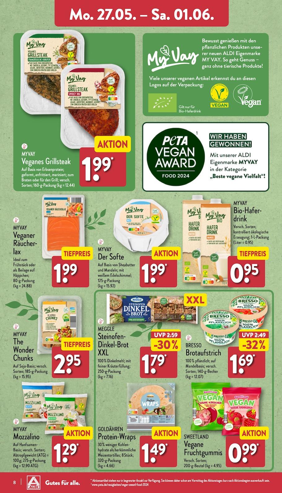 Aldi Aldi Nord Prospekt ab Montag Seite 8
