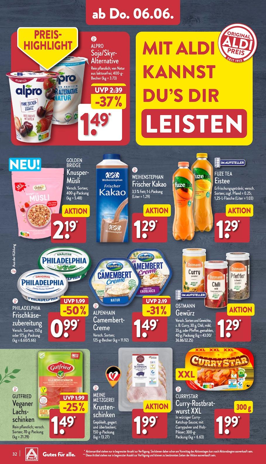 Aldi Aldi Nord Prospekt ab Montag Seite 32