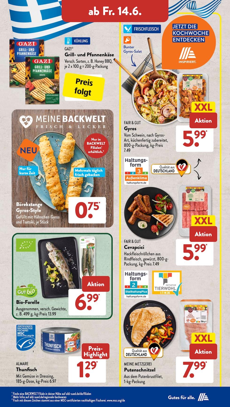 Aldi Aldi Süd Prospekt ab Montag Seite 22