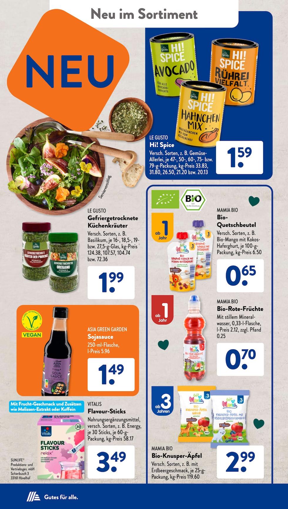 Aldi Aldi Süd Prospekt ab Montag Seite 23
