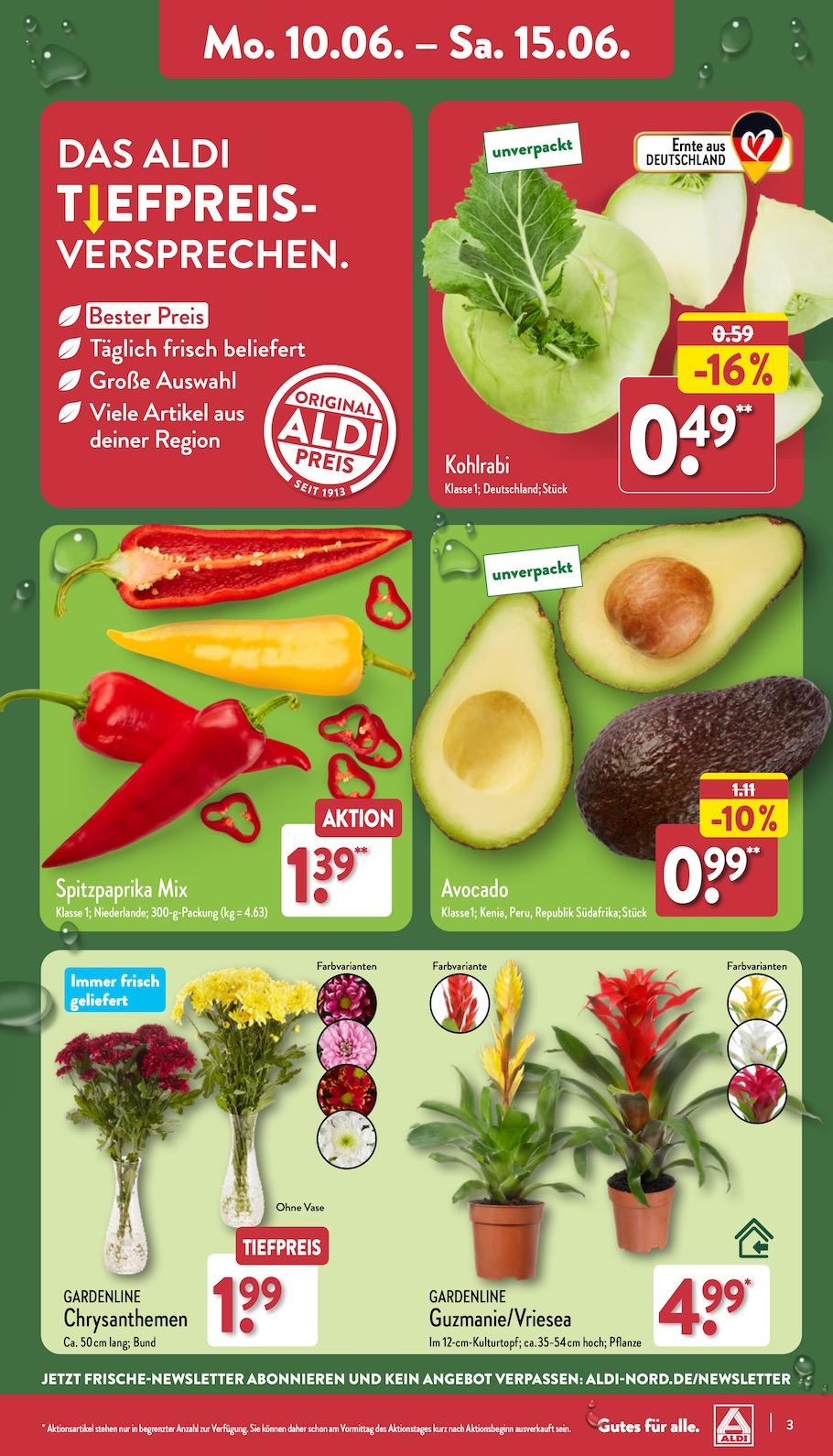 Aldi Aldi Nord Prospekt ab Montag Seite 3