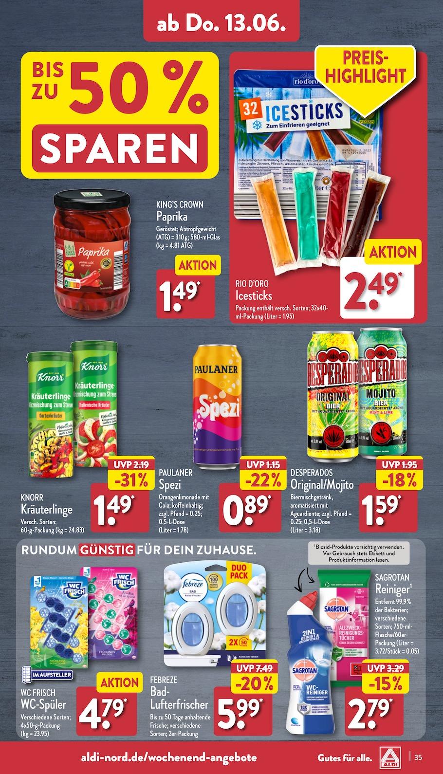 Aldi Aldi Nord Prospekt ab Montag Seite 35