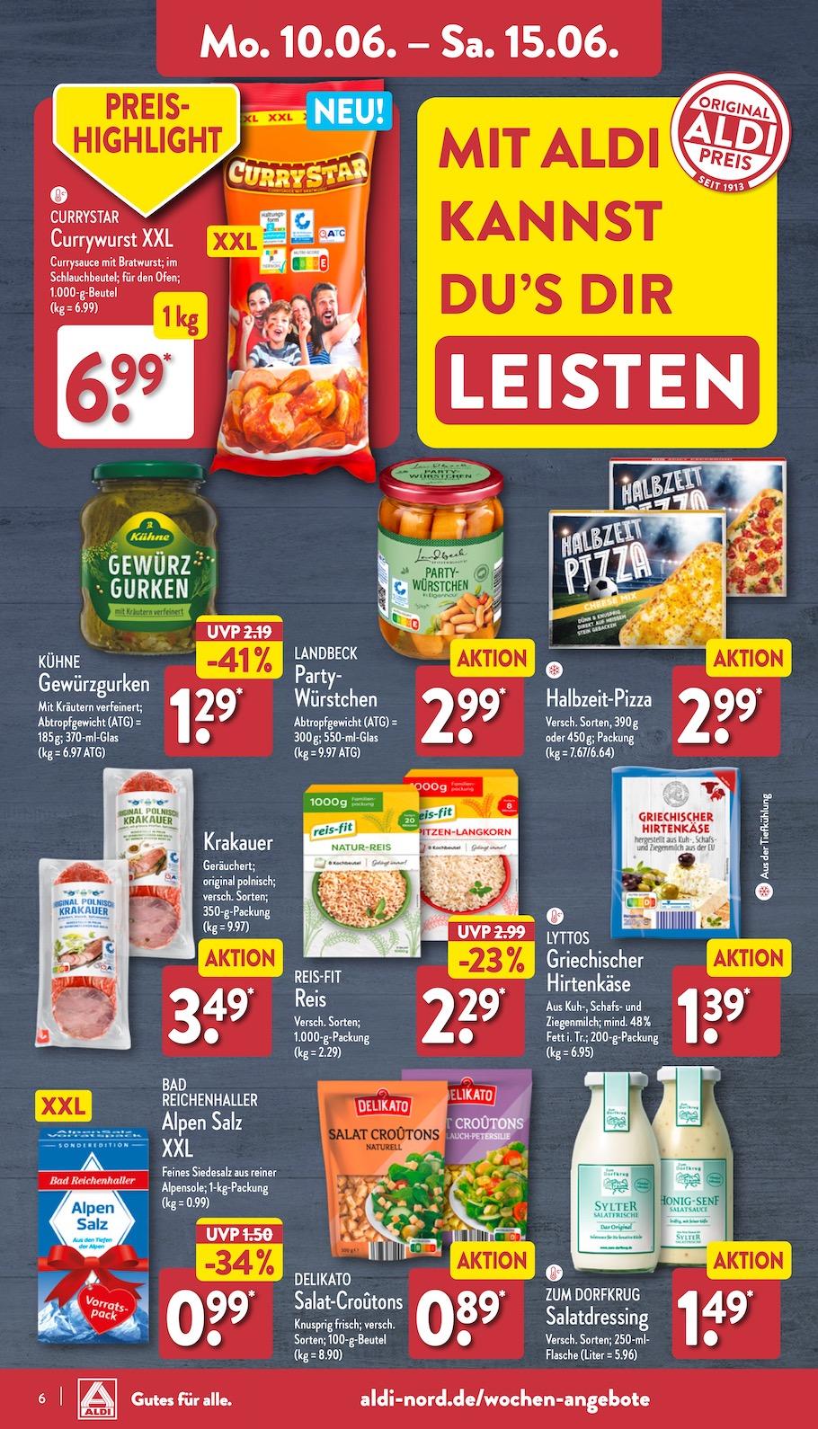 Aldi Aldi Nord Prospekt ab Montag Seite 6
