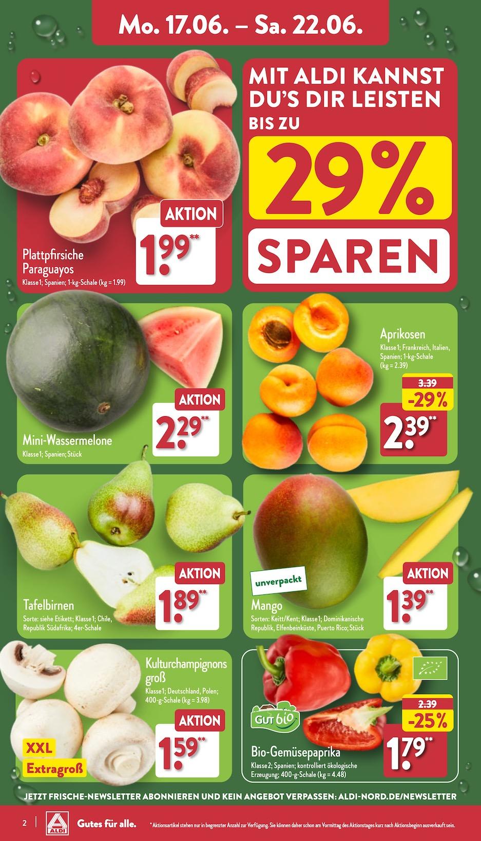 Aldi Aldi Nord Prospekt ab Montag Seite 2