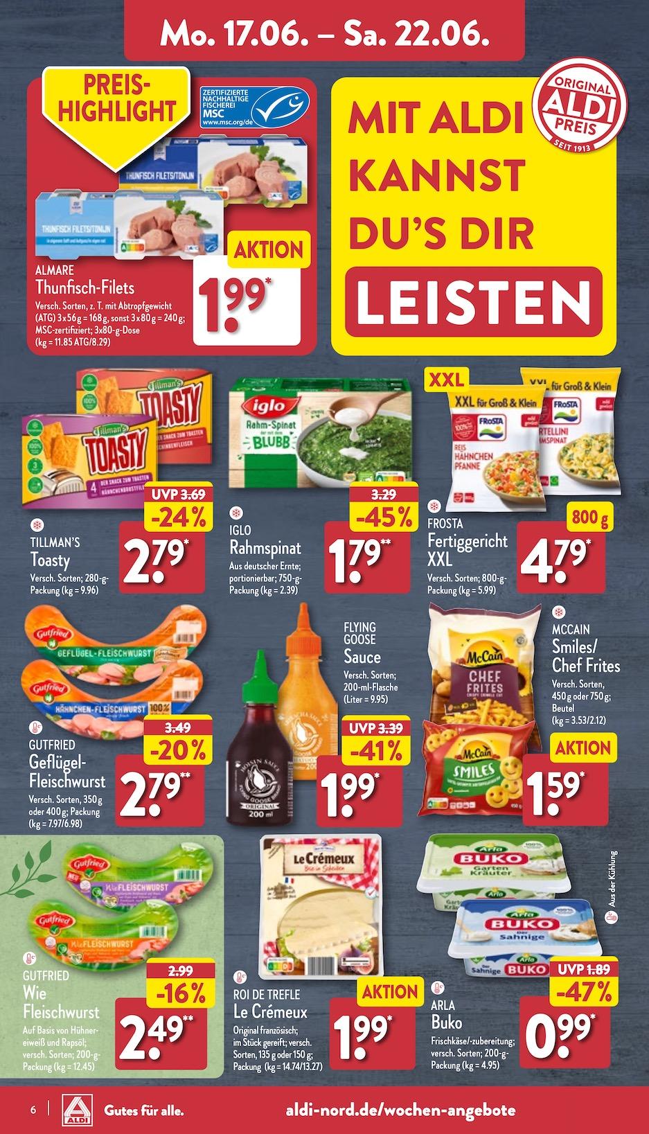 Aldi Aldi Nord Prospekt ab Montag Seite 6